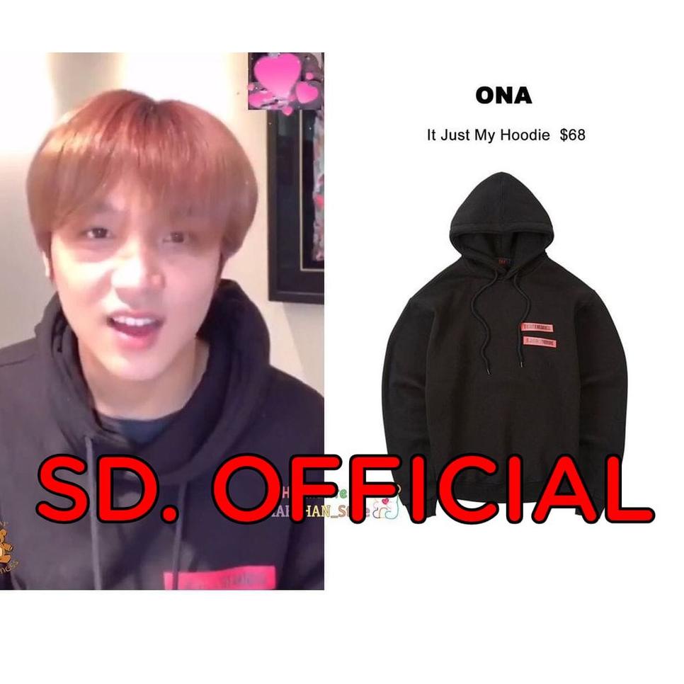 ➬ Jaket hoodie jumper nct haechan ona it just logo ●