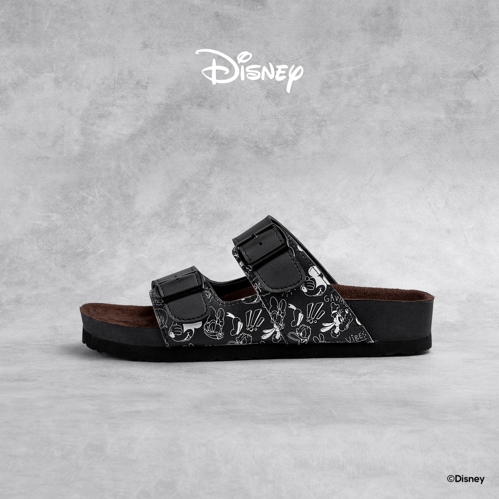 KRONIKEL DISNEY B&amp;W DAILY SANDALS - Black