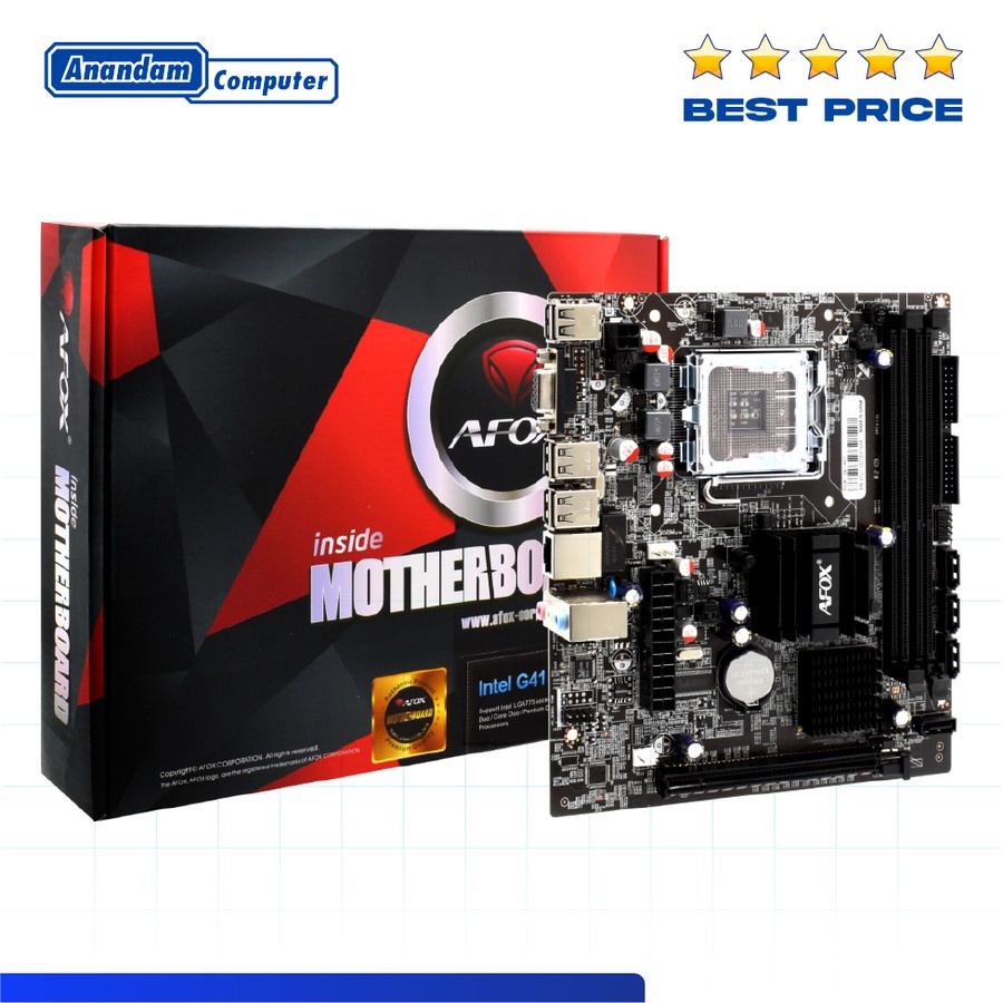 Afox G41 IG41-MA7 (LGA 775, G41, DDR3) Motherboard