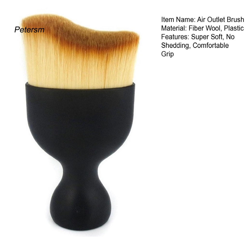 Pp Tidak Cacat Sikat Pembersih Outlet Udara Alat Pembersih Interior Mobil Penghilang Debu Celah Mobil Air Conditioner Brush Pegangan Nyaman