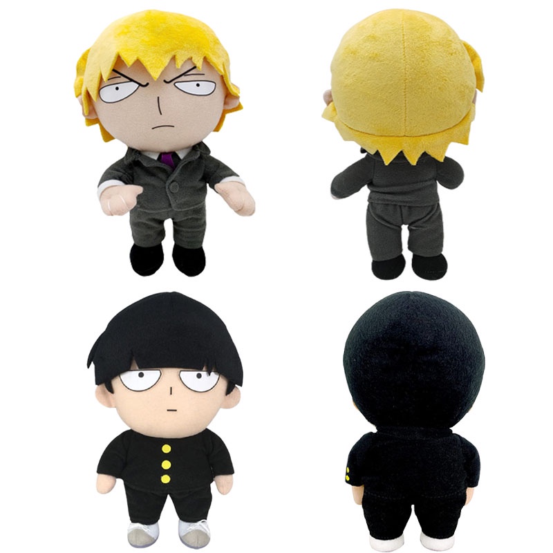 27cm cartoon Mob Psycho 100 Reigen Arataka Plush Toy Doll Kids Birthday Gift