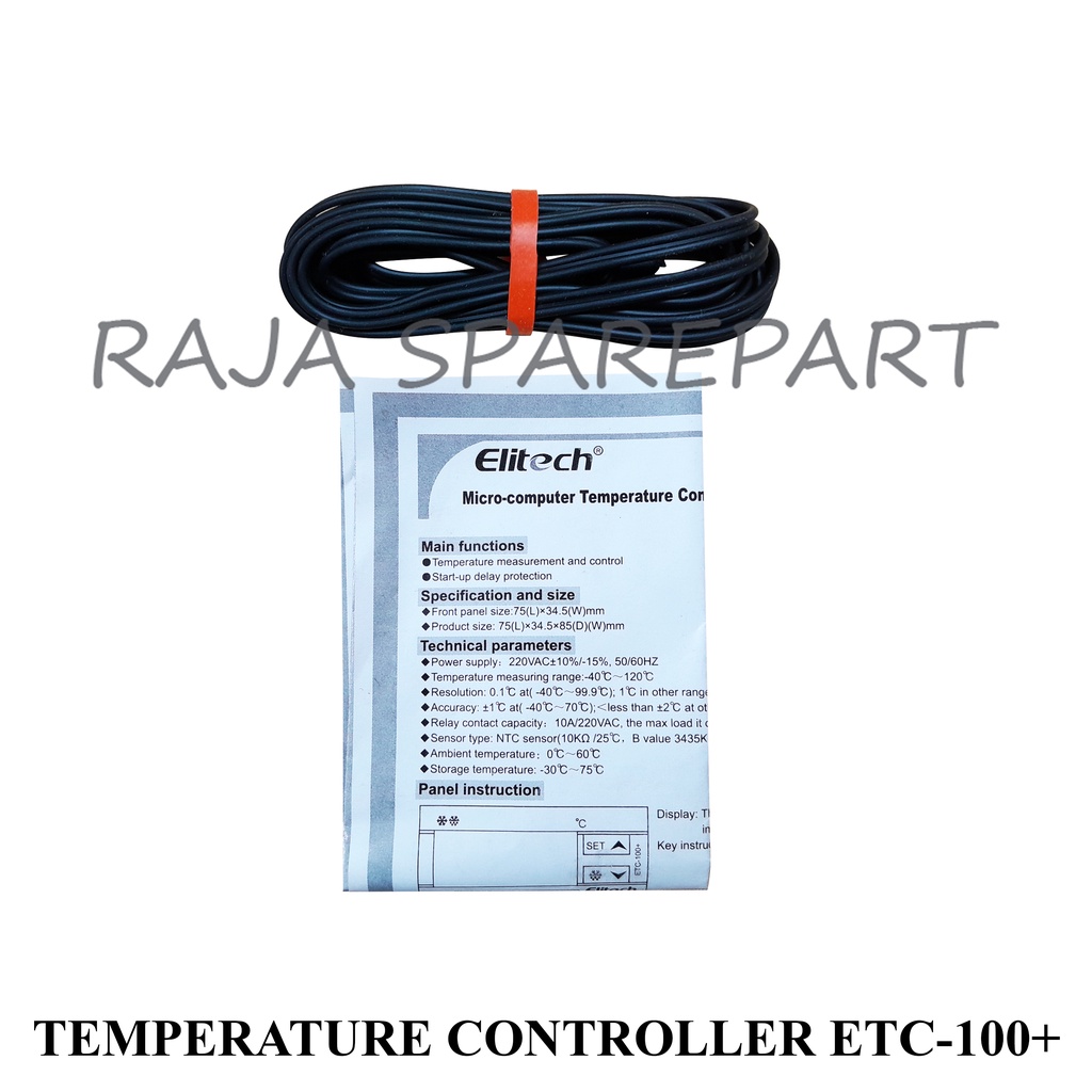 TEMPERATURE THERMOSTAT/DIGITAL THERMOSTAT/TEMPERATURE CONTROLLER ETC-100+