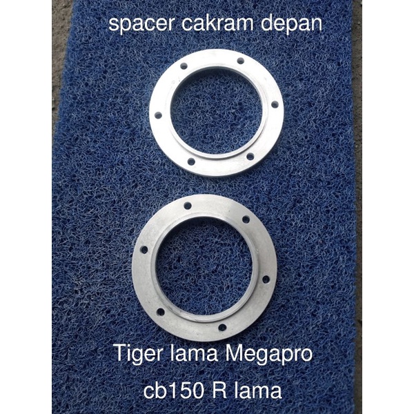 spacer cakram depan Megapro Tiger lama Verza cb 150 r old adaptor cakram depan Megapro Tiger lama Ve