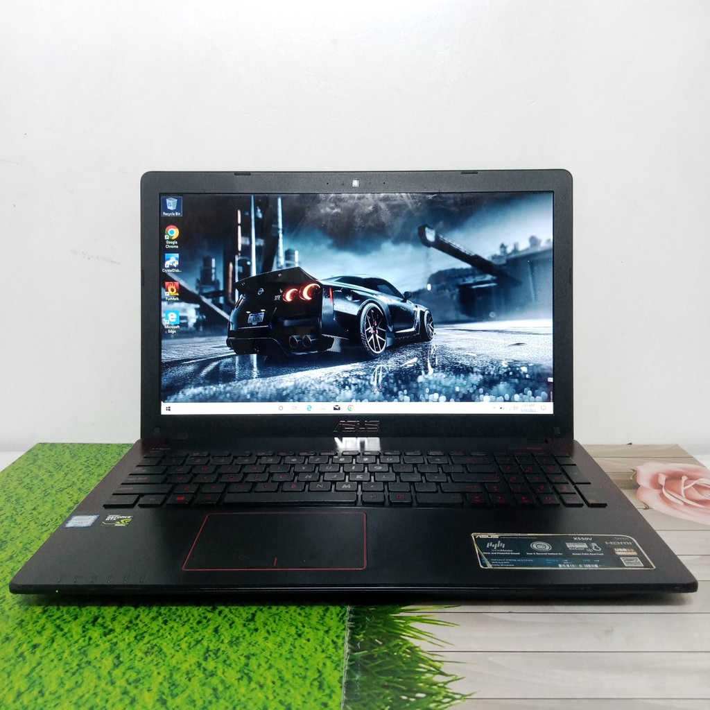 Asus X550V Core i7 RAM 8GB SSD 256GB Nvidia GTX 950M 4GB Siap Pakai