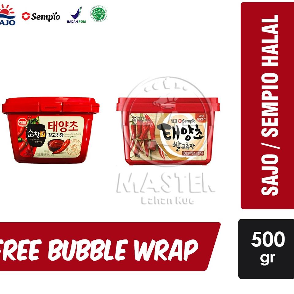 

R99 Sajo Gochujang Hot Pepper Paste / Sempio Pasta Cabe Korea Halal [500gr] PALING BAGUS ✧