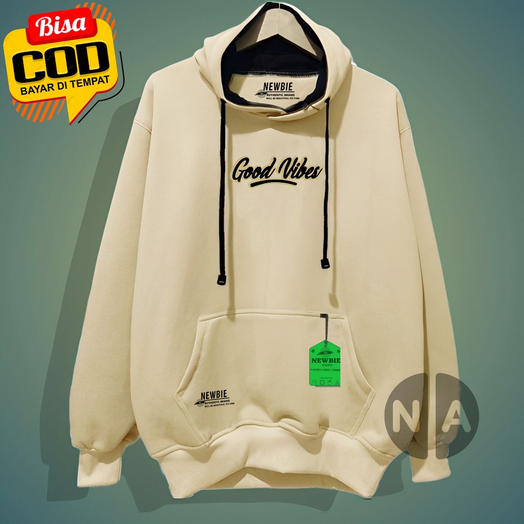 BIG PROMO JAKET HOODIE PRIA BRANDED HOODIE PRIA DISTRO AESTHETIC WARNA CREAM SWEATER COWOK DISTRO