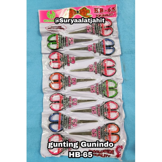 Gunting Gunindo HB65 (16cm) Stainless Steel =rp.8.000/1pcs