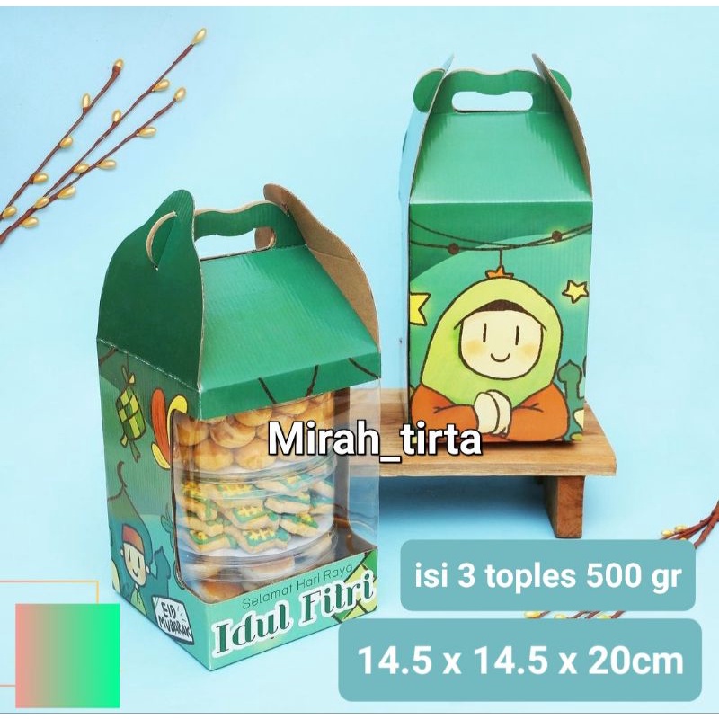 

❤LEBARAN❤ Dus kue kering lebaran250gr. dos kue kering 500 gr. kardus corrugated