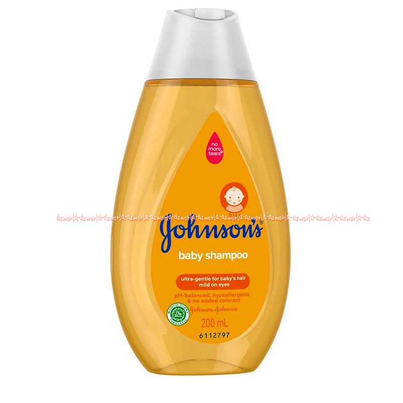 Johnson's Baby Shampoo 200ml No More Tears Ultra Gentle Sampoo Bayi Tidak Perih Pedih Di Mata Merawat Rambut Bayi Agar Tetap Lembut Dan Berkilau Johnsons Jhonson