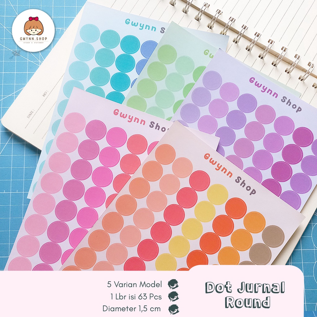 

Stiker Jurnal Bulat | Stiker Round Aesthetic | Stiker Sheet | Stiker Journal