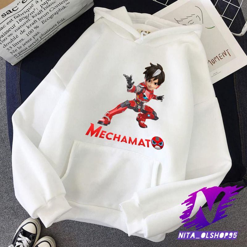 hoodie anak mechamato terbaru