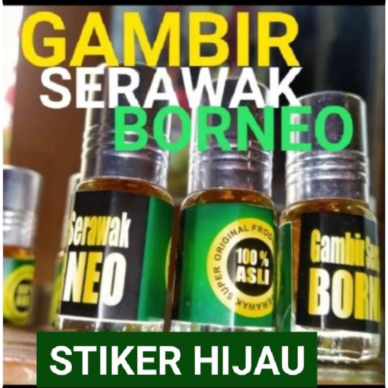 Gambir siam atau serawak cair Hjau