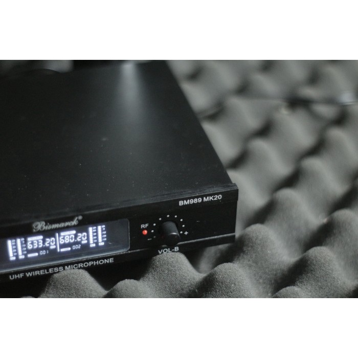 Mic Wireless Bismarck BM989 MK-20 Original Microphone wireles bm 989 mk20 germain technology