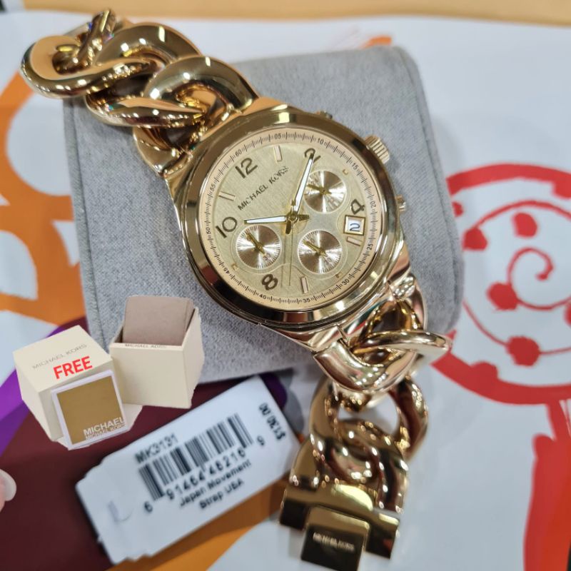 Jam Tangan Kepang Runway #MK3131# Original Kepang