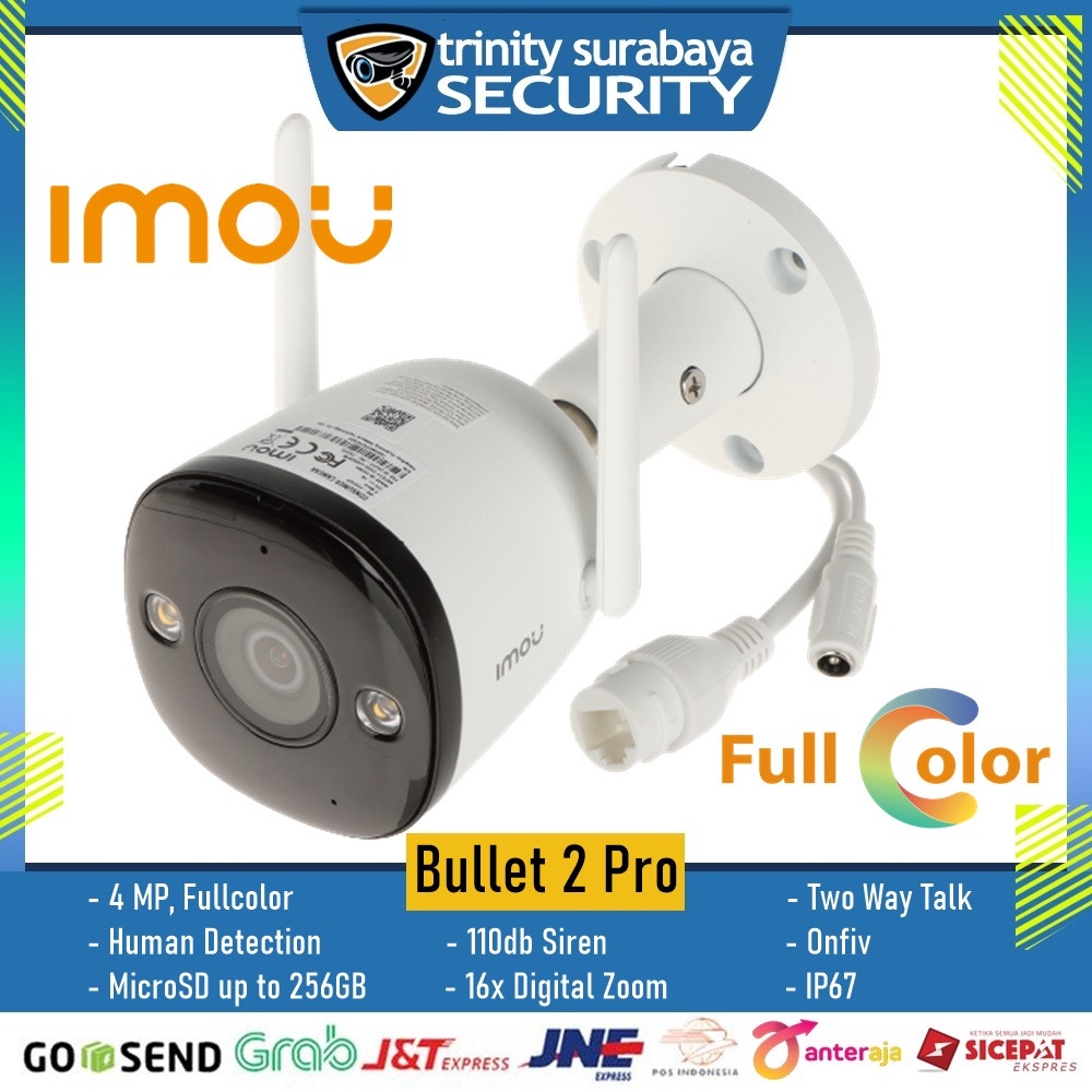 IP Wifi Camera Outdoor Imou Bullet 2 Pro 4MP Trinity