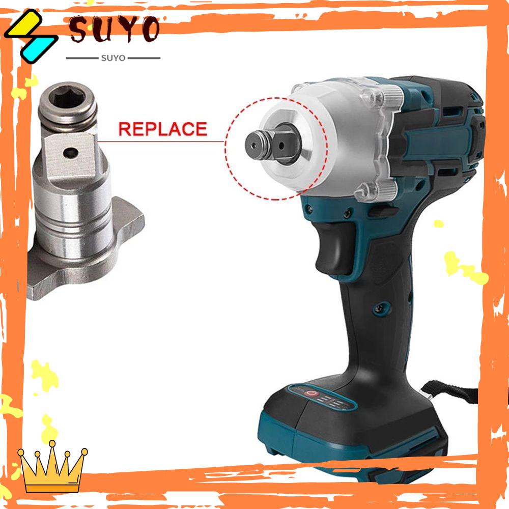 Suyo Impact Wrench Shaft Adapter Elektrik Brushless Power Tool Wrench-Part Metal Square Shaft