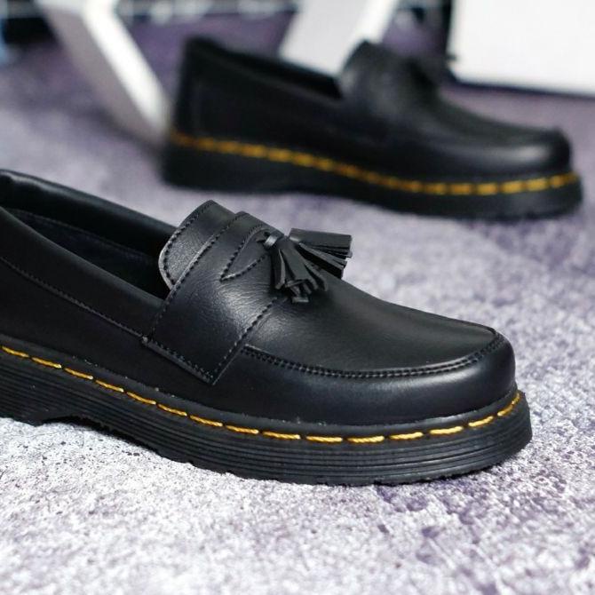 ➷ NYEKERMEN x MADEMAX Sepatu Casual Pria Loafers Formal Pantofel Kerja Modern Kekinian ➻