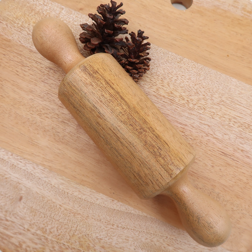 Rolling Pin Kayu Penggiling Adonan Baking Accessories Penggilas Playdough