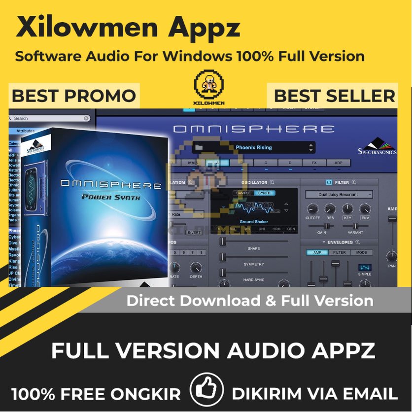 [Full Version] Spectrasonics Omnisphere Pro Lifetime Audio Software WIN OS