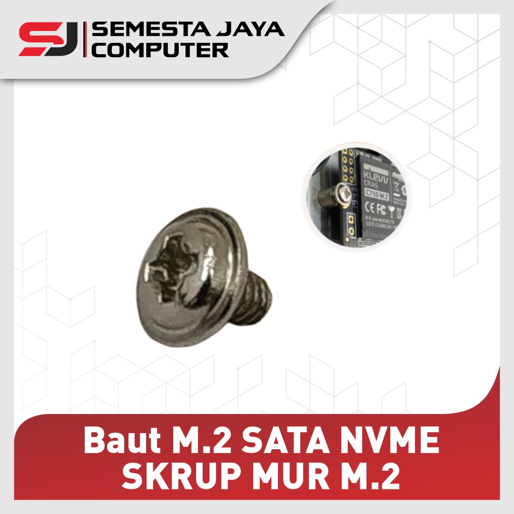Baut M.2 SATA NVME SKRUP MUR M.2