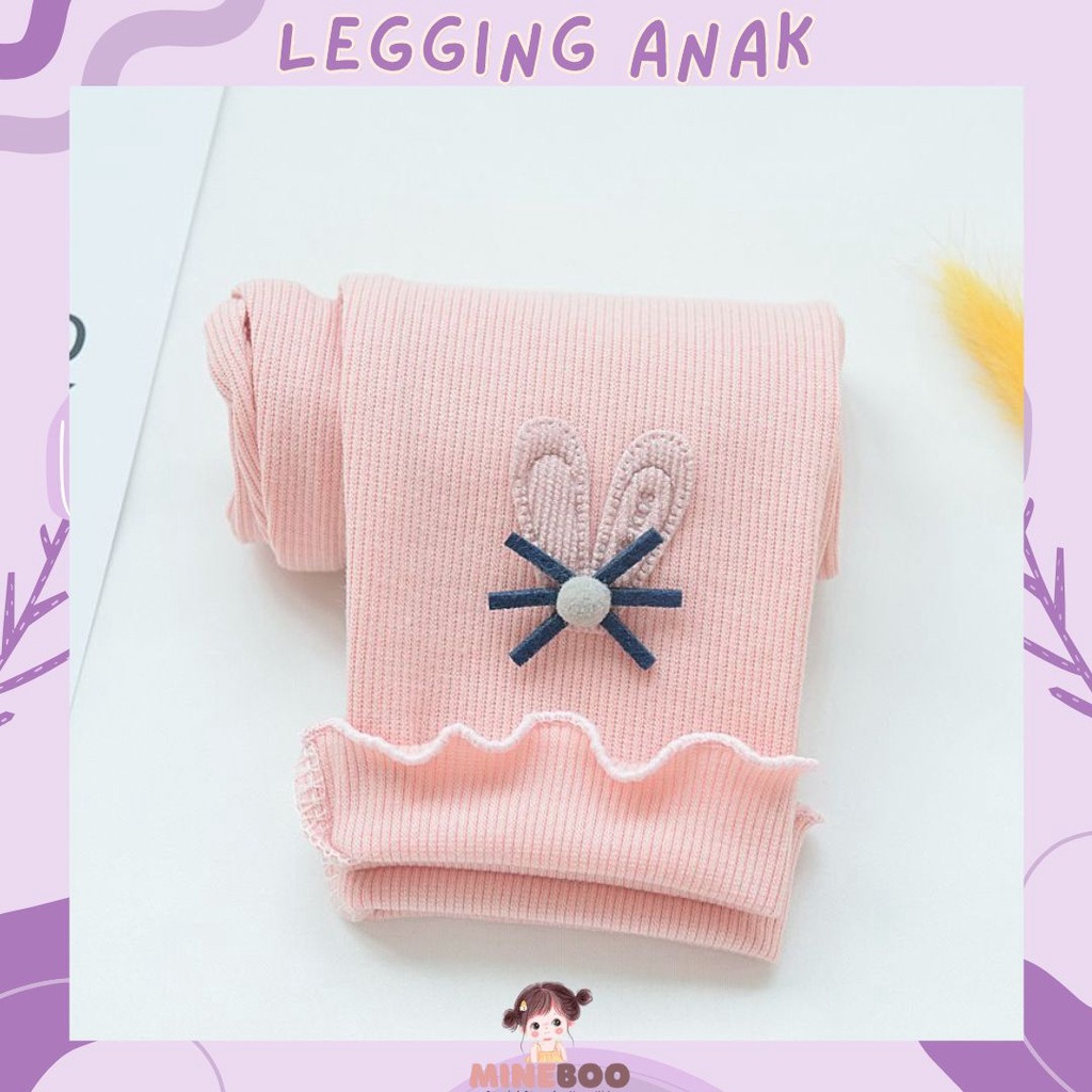 mineboo - LEGGING PRINCESSBUNNY legging anak perempuan bahan adem/legging import PART2