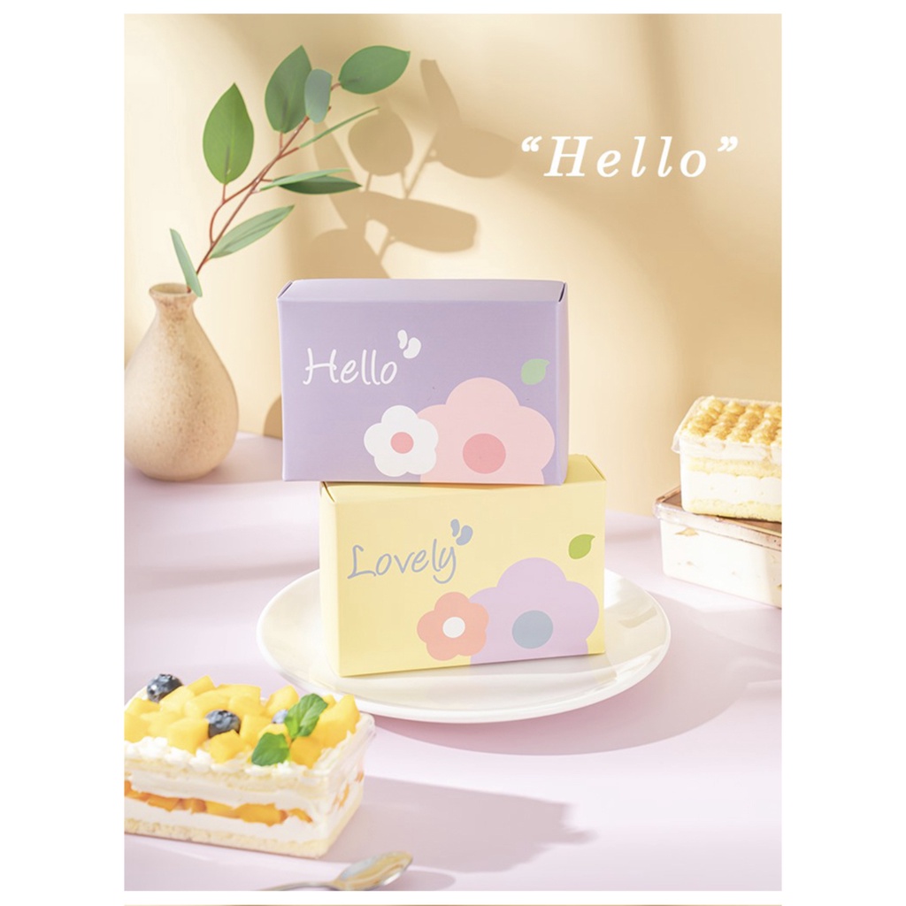 Box Kue Pudding Ice Cream Paper Box Hampers Suvenir Kado PB 9