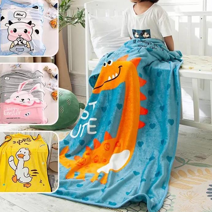⅍ Selimut Anak Bulu Halus ukuran cm motif karakter kualitas import ➭