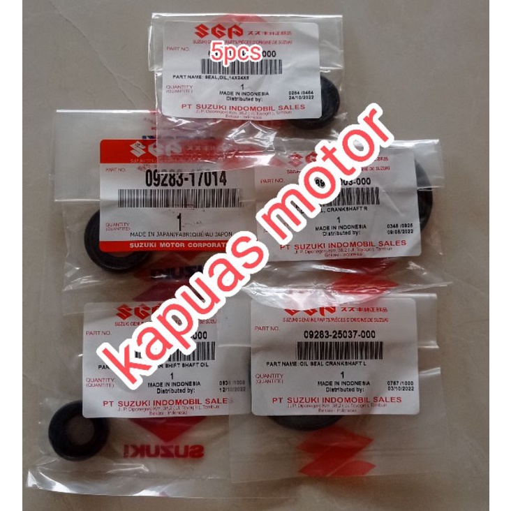 seal sil mesin kruk as gear slah operan rc 110 100 tornado original Suzuki