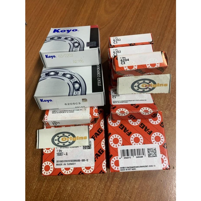 BEARING FULL SET NINJA R NINJA RR FAG ORIGINAL TANPA 63/22