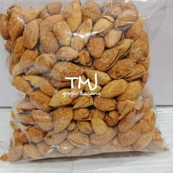 

TERLARIS ALMOND CANGKANG RASA SUSU OLEH2 HAJI/UMROH 500gr gas !!