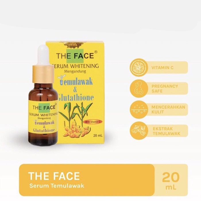 [TFS] THE FACE Temulawak Whitening Serum with Glutathione 20ml