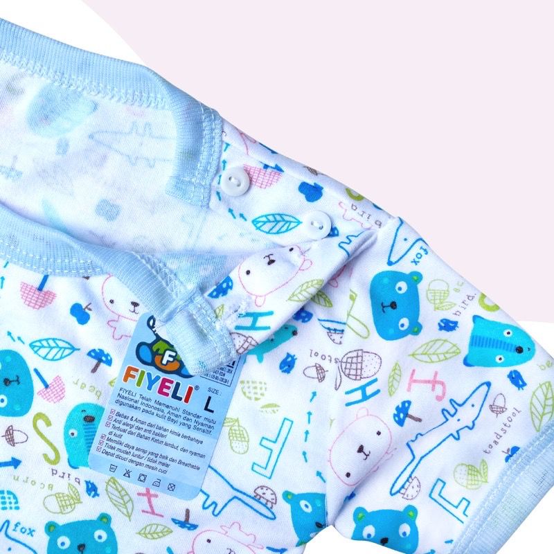 FYL setelan baju oblong celana panjang newborn lucu fashion anak bayi cewek perempuan cowok laki murah