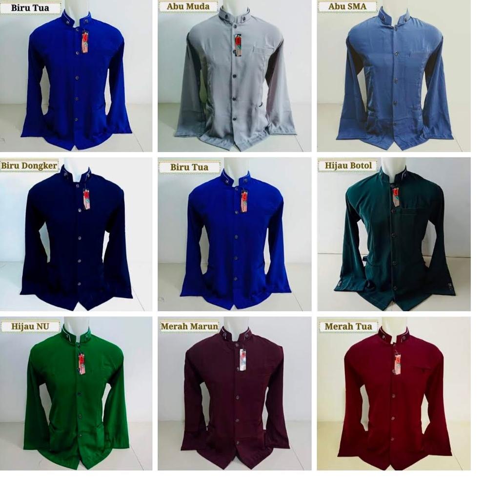 PALING LARIS Jasko Polos Jas Koko Pakaian Muslim Pria Bahan Hightwis Milenium Tebal Halus Lembut Jas