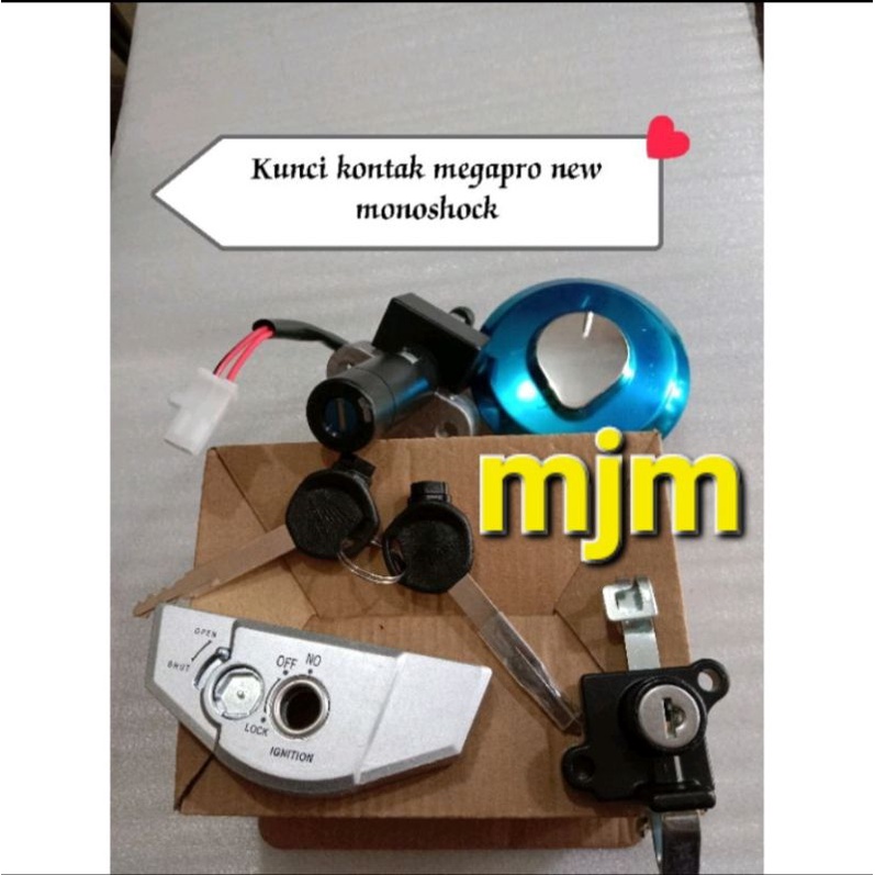 kunci kontak assy set megapro new monoshock