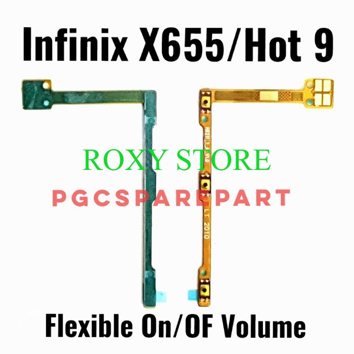 Original Flexible Connector Volume Power On OFF Infinix X655 Hot 9 - Original