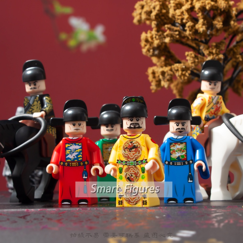 Cina Kuno Qin Dinasti Bangunan Blok Minifigures Set Terracotta CHU-HAN Kontroversi Mini Angka Mainan Hadiah