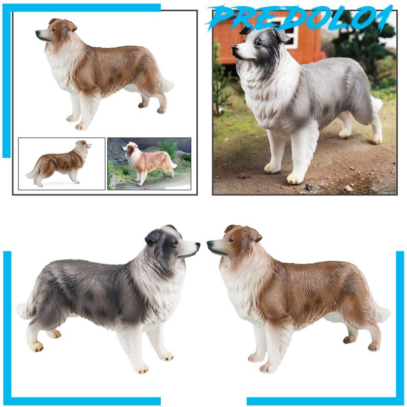[Predolo1] Ornamen Patung Patung Anjing Realistis Untuk Pesta Anak Laki-Laki Dan Perempuan