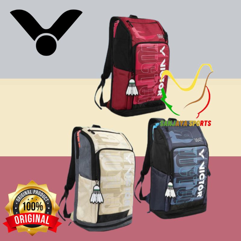 Tas VICTOR Backpack BADMINTON BULUTANGKIS Ransel VICTOR BR3042 BR 3042 Original