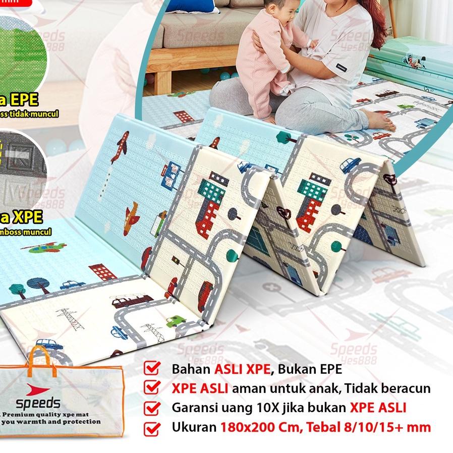 ♨ Speeds Playmat Bayi Karpet Bayi Tikar Lipat Bahan Xpe180X200Cm 8