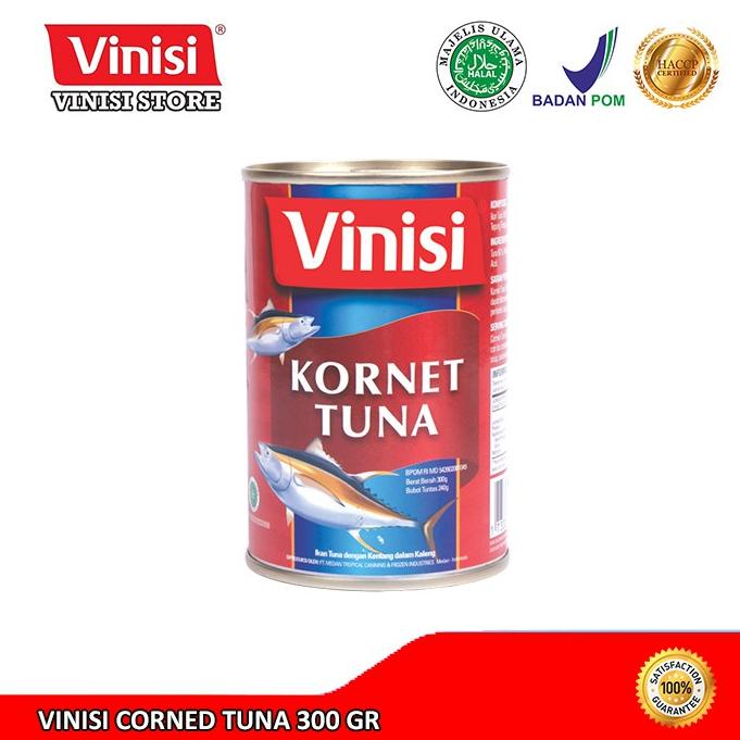 

edr-25 Vinisi Kornet Tuna 300 Gr / Ikan Tuna / Tuna kaleng .,,.,.,