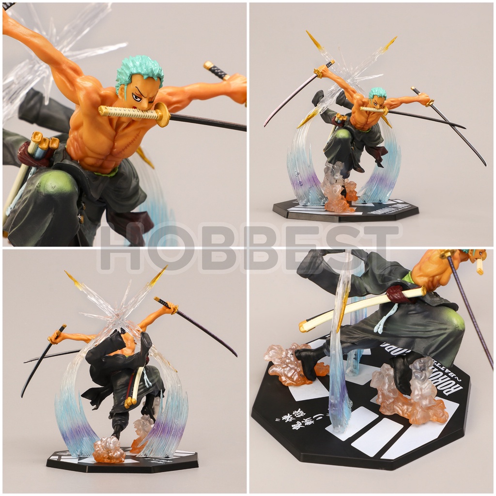 JACK Figure One Piece Fzo KWS Zoro Luffy Ace Sanji Battle Effect HKJ