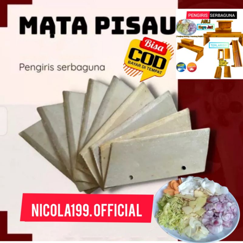 MATA PISAU PENGIRIS SERBAGUNA / MATA PISAU PEBGIRIS KERIPIK / MATA PISAU SERBAGUNA