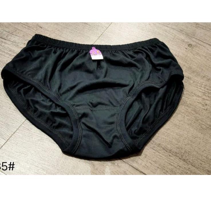 ✨Mall✨ CD WANITA HITAM KATUN // CD WANITA LUSINAN // 12PCS gas 