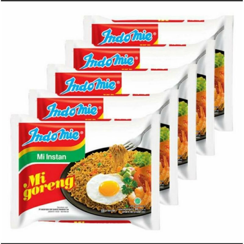 

Indomie mie goreng instan 5 pcs