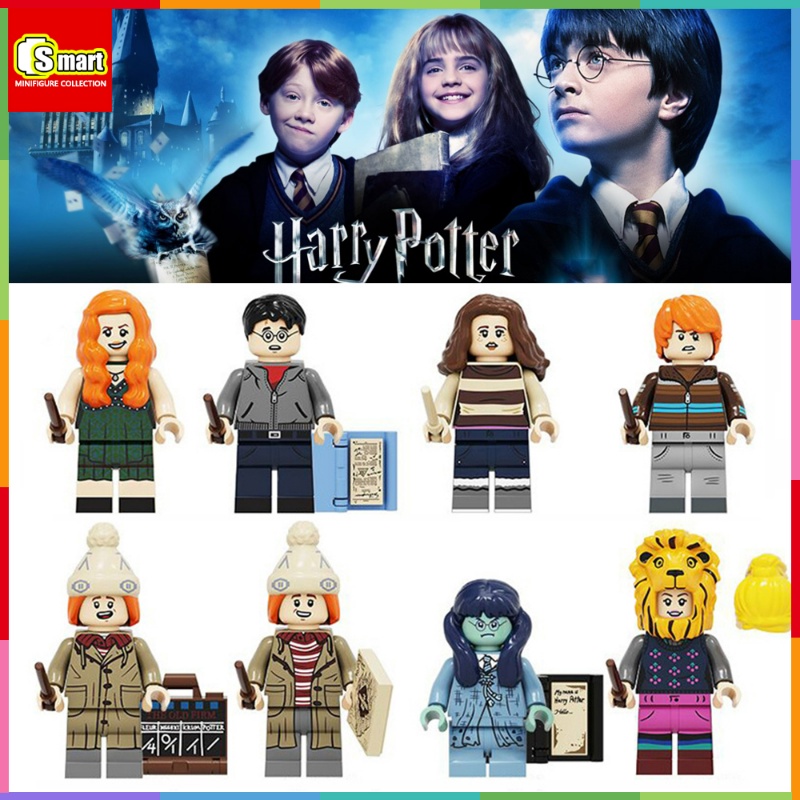 Harry Potter Boneka Mini Hermione Granger Ron Weasley Brothers Hogwarts Boneka Mini Mainan Perakitan Edukasi