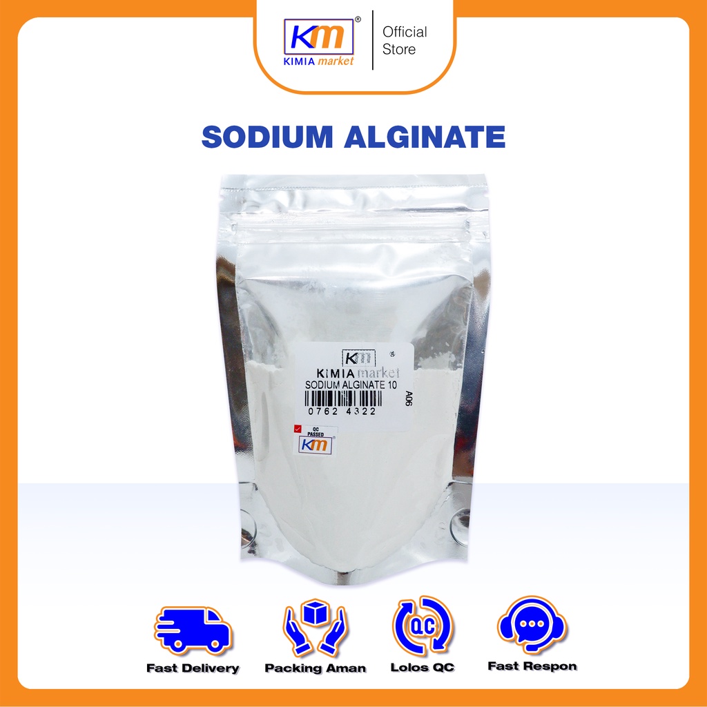 

Sodium Alginate Food Grade 100gr Thickener for food
