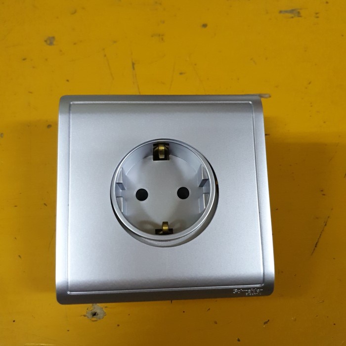 Stop Kontak Pieno Lavender Silver - Schneider