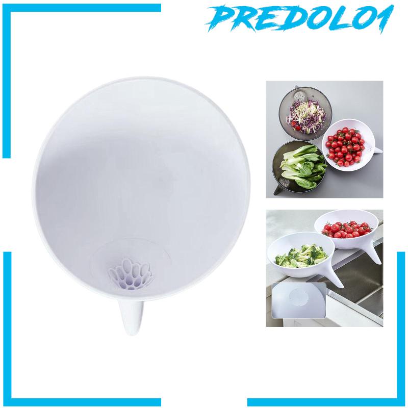 [Predolo1] Drain Bowl with Funnel Sink Drain Basket Mie Rendam Multifungsi