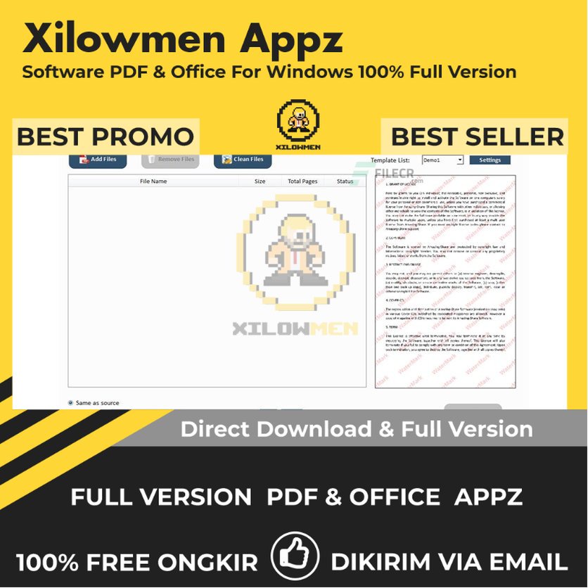 [Full Version]  ilike PDF Watermark Pro PDF Office Lifetime Win OS