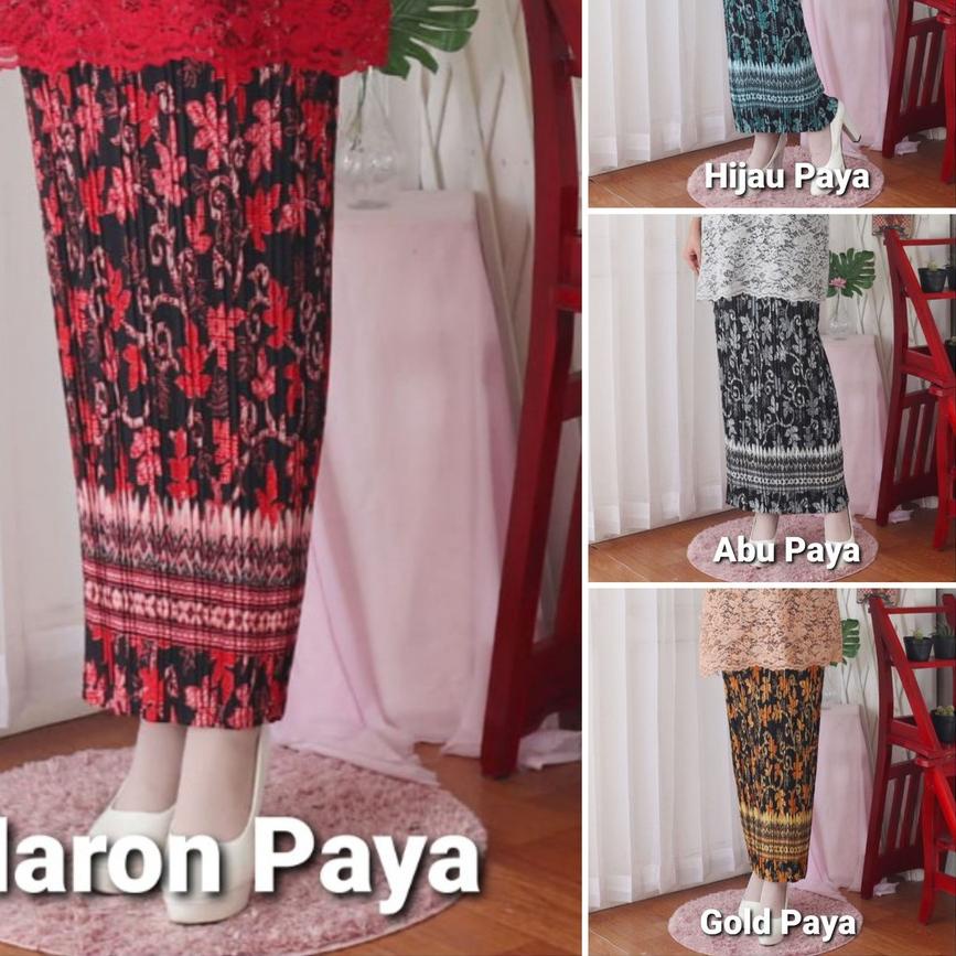 ☏ (REALPIC) ROK BATIK PLISKET M - XXL ✮